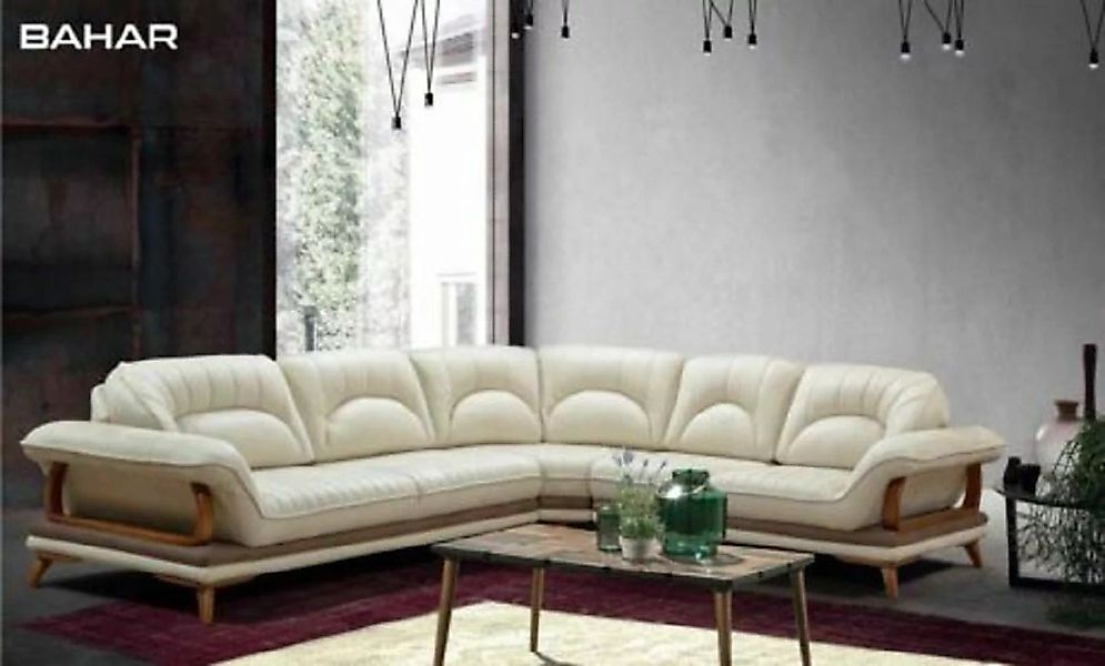 JVmoebel Ecksofa Weißes Ecksofa Moderne L-Form Couch stilvolles Design Neu, günstig online kaufen
