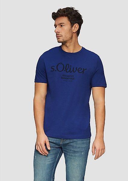 s.Oliver T-Shirt mit Logo-Print Rundhals, kurzarm günstig online kaufen