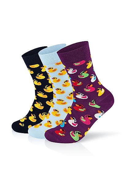 Happy Socks Basicsocken 3-Pack Rubber Duck günstig online kaufen