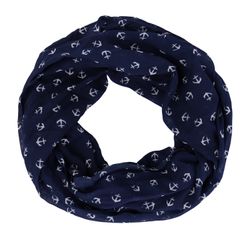 MIRROSI Loop Damen Schal mit Anker-Muster günstig online kaufen