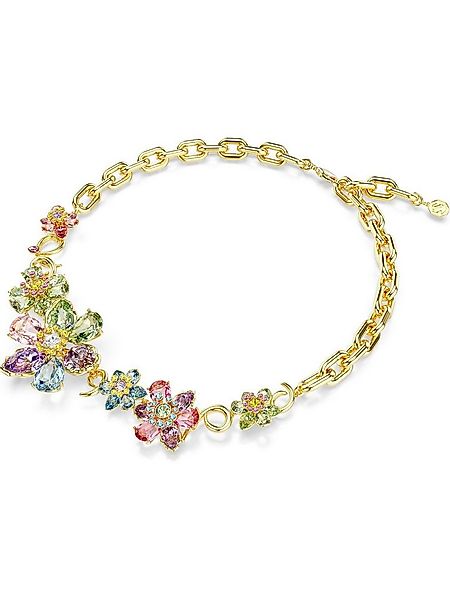 Swarovski Collier Swarovski Damen-Kette Metall Swarovski-Kristall günstig online kaufen
