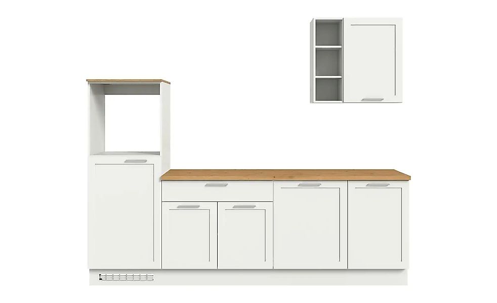 Küchenzeile  Miller ¦ weiß ¦ Maße (cm): B: 260 H: 60 Küchen-online > Küchen günstig online kaufen