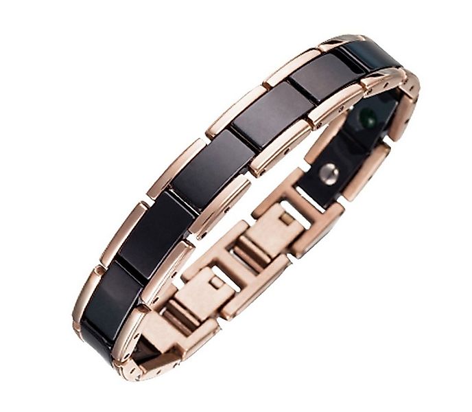 Lunavit Armband Lunavit Magnetarmband Olymp Jade schwarz/rosé günstig online kaufen