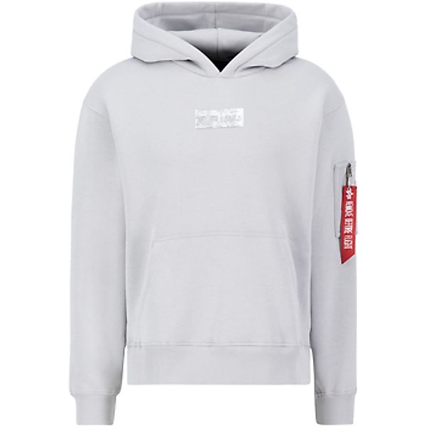 Alpha Industries  Sweatshirt Metal Plate Hoodie - pastel grey günstig online kaufen