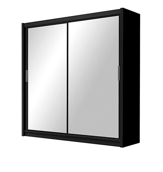 Beautysofa Kleiderschrank Modern Kleiderschrank mit Spiegel günstig online kaufen