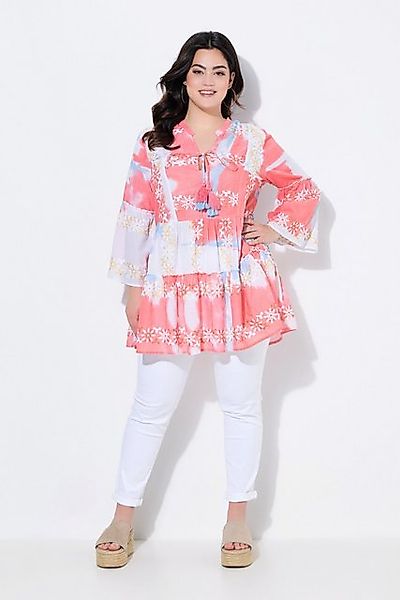 Angel of Style Tunika Tunika A-Linie farbiger Druck Stickerei günstig online kaufen