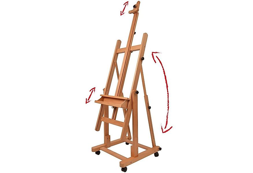 Artina Staffelei Profi Atelierstaffelei Verona für Keilrahmen bis 210 cm, S günstig online kaufen