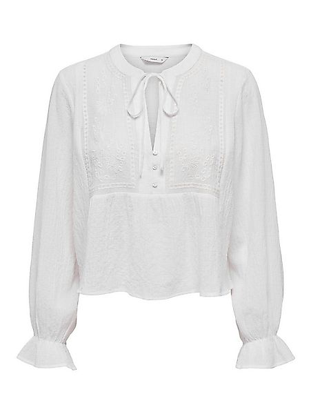 ONLY Langarmbluse ONLVICKY LIFE L/S EMB TOP WVN NOOS günstig online kaufen