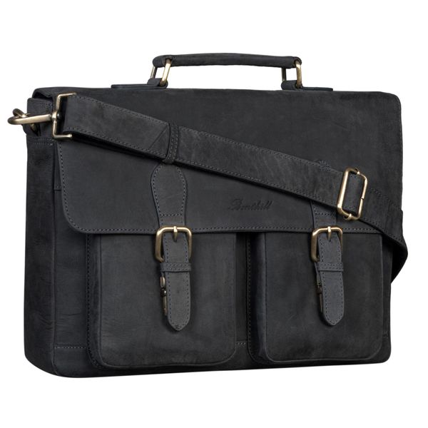 Benthill Aktentasche Echt Leder Laptoptasche Notebooktasche günstig online kaufen