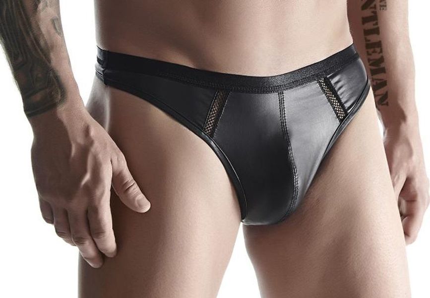 Regnes Fetish Planet String Schwarzer wetlook günstig online kaufen