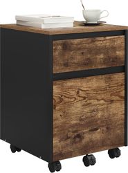 Woltu Rollcontainer, mit 2 Schubladen, Büroschrank günstig online kaufen