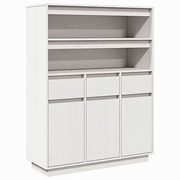 vidaXL Highboard Highboard Weiß 89x34x116,5 cm günstig online kaufen