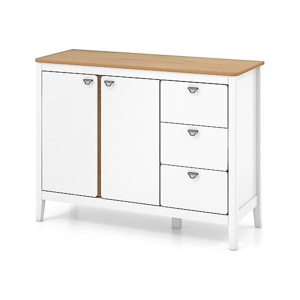 KOMFOTTEU Sideboard, Buffetschrank Küchenschrank mit Schubladen günstig online kaufen