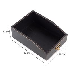 DESIGN DELIGHTS Aufbewahrungsbox DOKUMENTENABLAGE "CARTA", Altholz günstig online kaufen