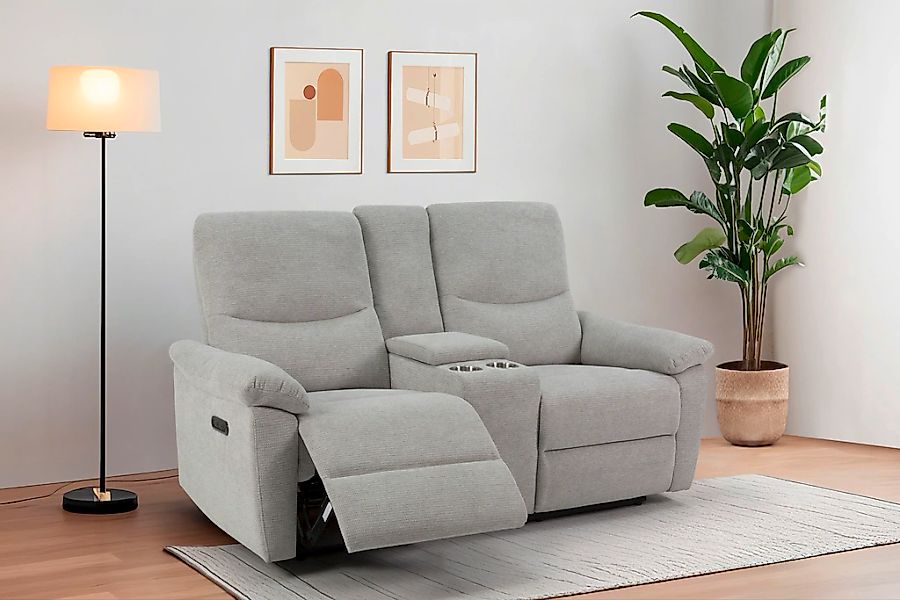 Home affaire 2-Sitzer "ODILON, 2er-Kinosofa, TV-Sessel, Mulitmedia-Sofa, St günstig online kaufen