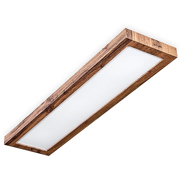 hofstein Deckenleuchte Deckenpanel aus Metall/Kunststoff/MDF in günstig online kaufen