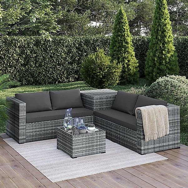 STEELSØN Sitzgruppe Veloria, (2 Sofa, Tisch, günstig online kaufen