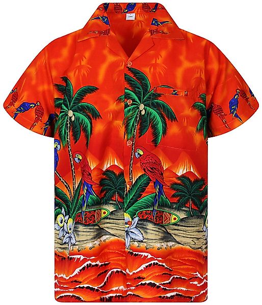 King Kameha Hawaiihemd Parrot Funky Hawaii-Hemd günstig online kaufen