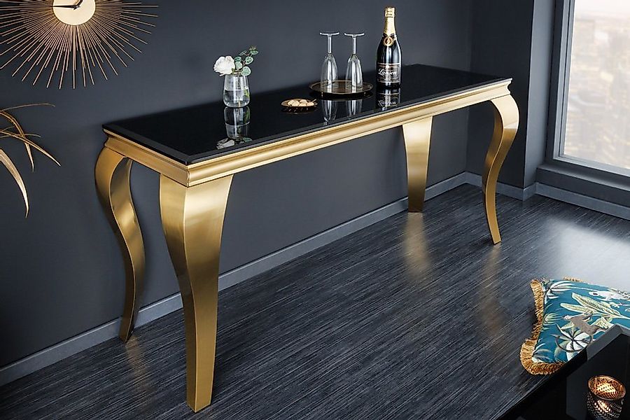 riess-ambiente Konsolentisch MODERN BAROCK 145cm schwarz / gold (Einzelarti günstig online kaufen
