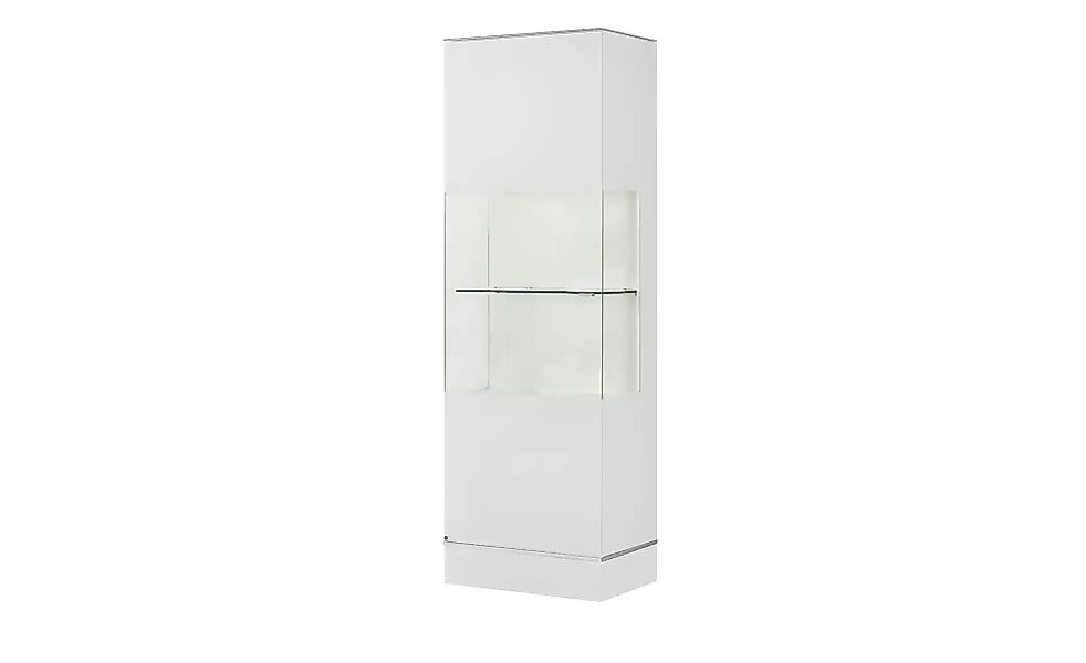 LEONARDO Vitrine  Cube ¦ weiß ¦ Maße (cm): B: 63 H: 192 T: 42.0 Schränke > günstig online kaufen