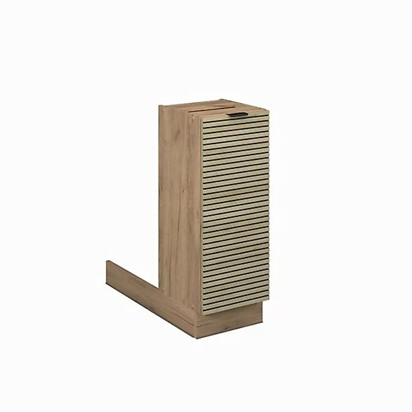 Vicco Unterschrank Fame-Line, Eiche Paneel/Goldkraft Eiche, 30 cm ohne Arbe günstig online kaufen