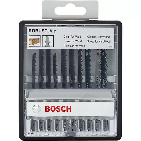 Bosch Stich- und Säbelsägeblätter-Set Robust Line 10-teilig günstig online kaufen