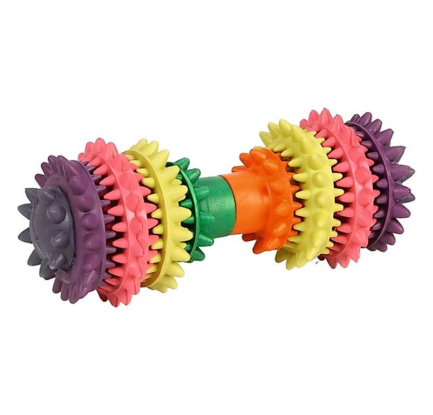 Beeztees Spielknochen Hundespielzeug Hantel Gummi zur Zahnpflege günstig online kaufen