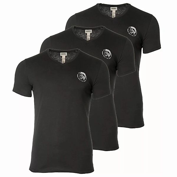 DIESEL Herren T-Shirt 3er Pack - V-Neck, UMTEE-MICHAEL 3PACK, Cotton Stretc günstig online kaufen