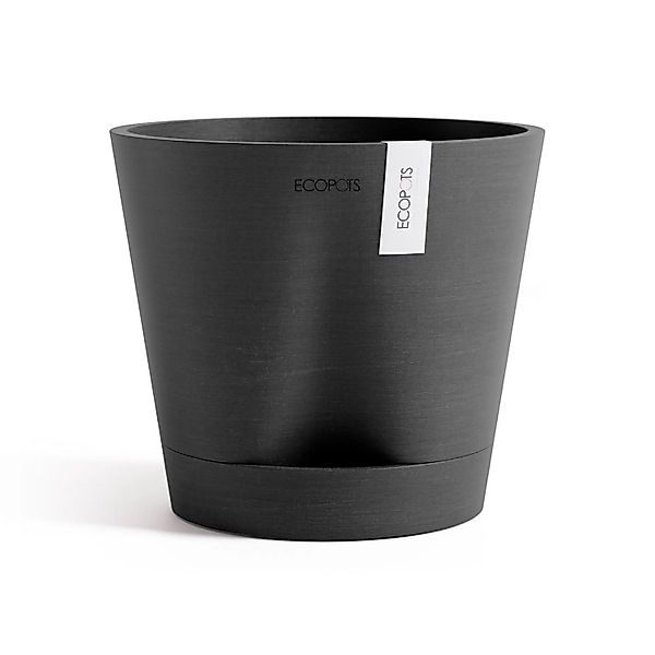 Ecopots Pflanztopf Venice 2 Dunkelgrau 20 cm x 17,5 cm günstig online kaufen