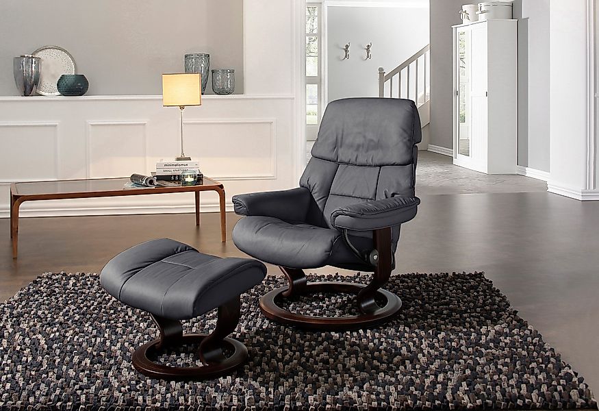 Stressless® Relaxsessel »Ruby« Set, Relaxsessel mit Hocker, mit Classic Bas günstig online kaufen