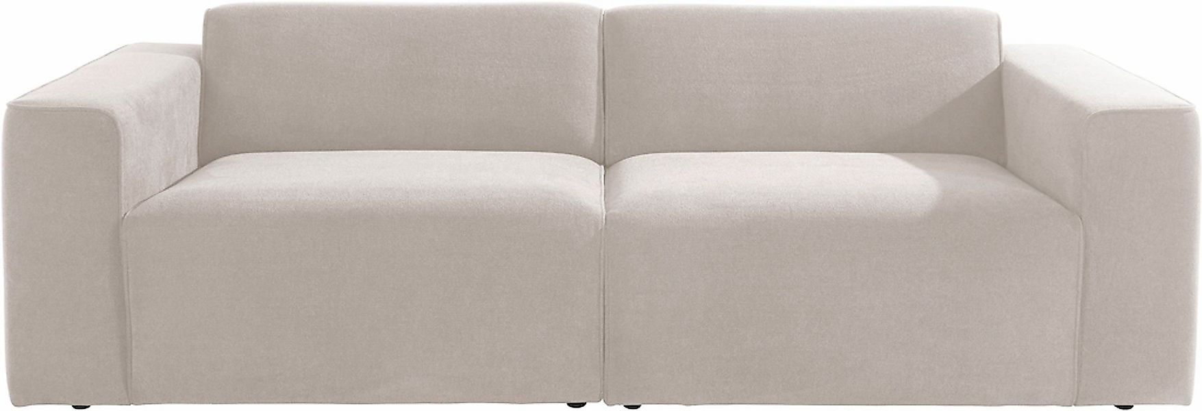 andas 3-Sitzer "Noord mit Kedernaht, Breite 232 cm", Cord, Struktur, Websto günstig online kaufen
