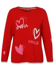 VIA APPIA DUE Strickpullover mit eingestrickten günstig online kaufen