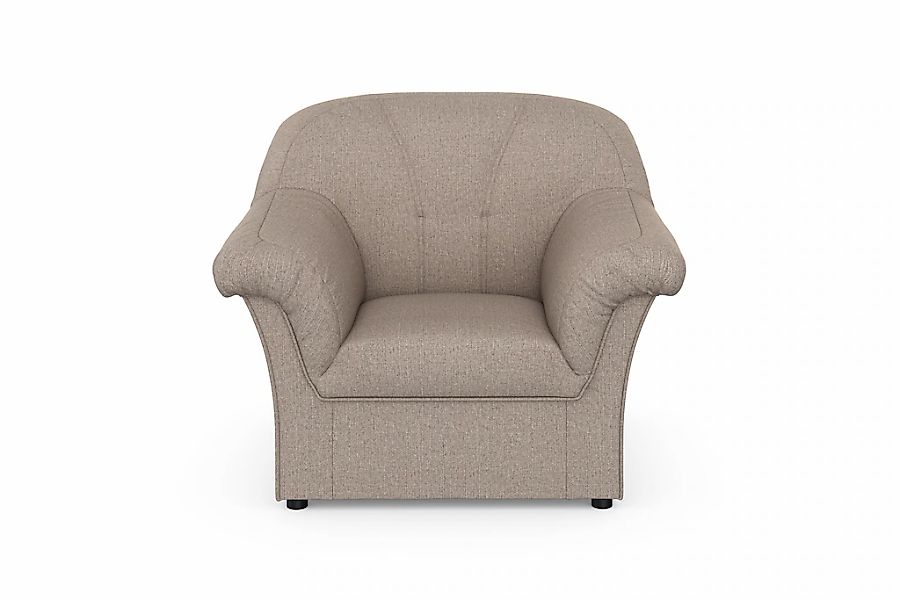 DOMO collection Sessel »Pegnitz zeitlos, elegante Armlehnen, komfortabel« günstig online kaufen