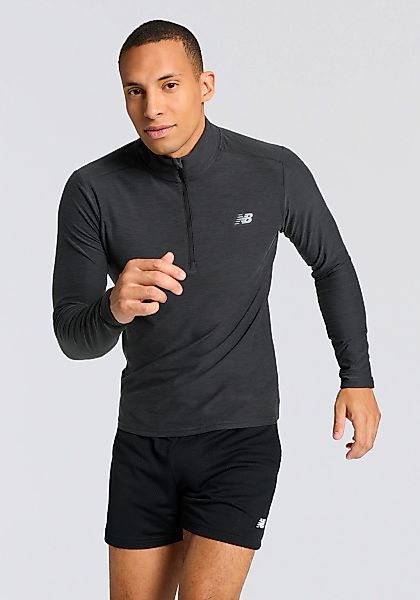 New Balance Laufshirt "Space Dye 1/4 Zip", mit Label günstig online kaufen
