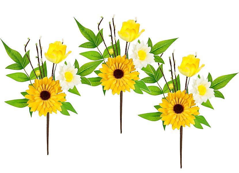 Kunstzweig Dekozweig Gerbera Margeriten, I.GE.A., Höhe günstig online kaufen