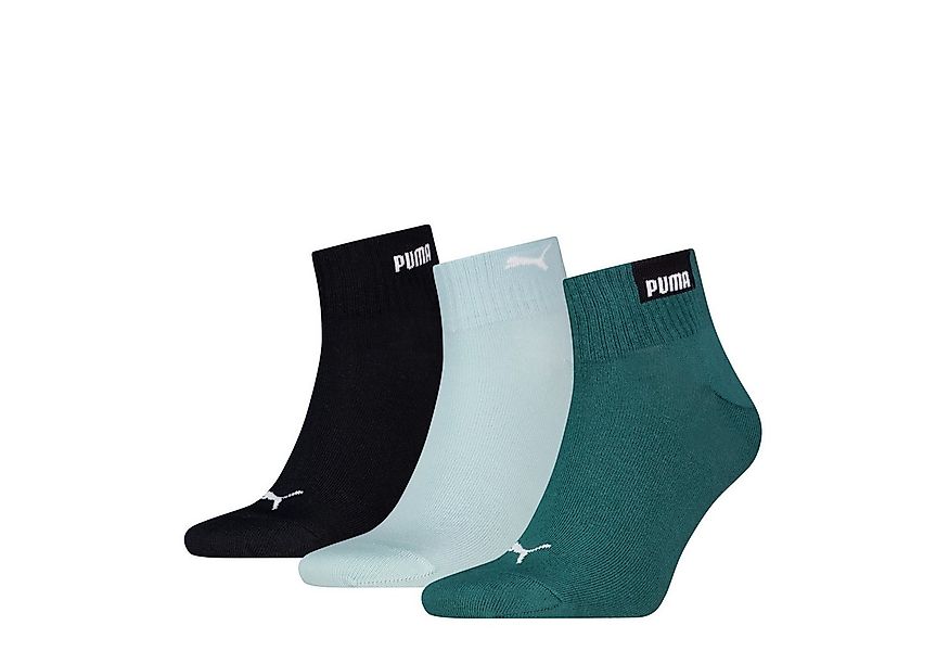 PUMA Kurzsocken PUMA UNISEX LOGO QUARTER (3-Paar) günstig online kaufen