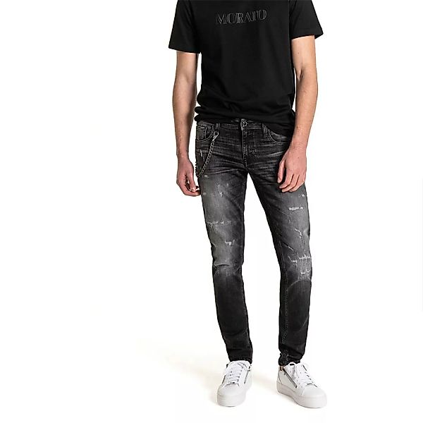 Antony Morato ´´iggy´´ Tapered In Grey Stretch Jeans 30 Black günstig online kaufen