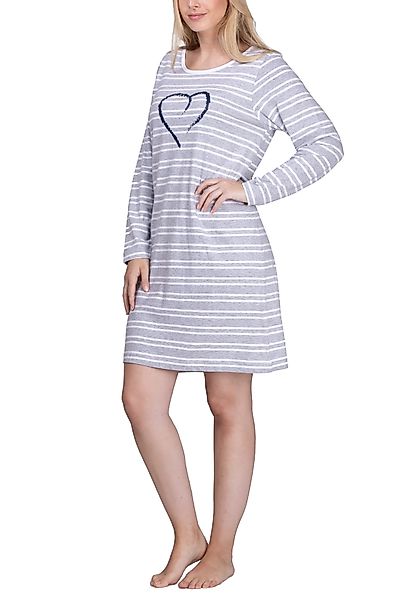 Moonline Sleepshirt Damen Nachthemd kurz Sleepshirt günstig online kaufen