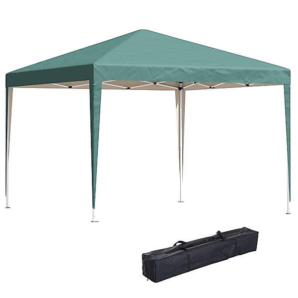 Outsunny Pavillon 2,95x2,95m Pop-Up Faltpavillon UV-Schutz faltbar Stahl Ox günstig online kaufen