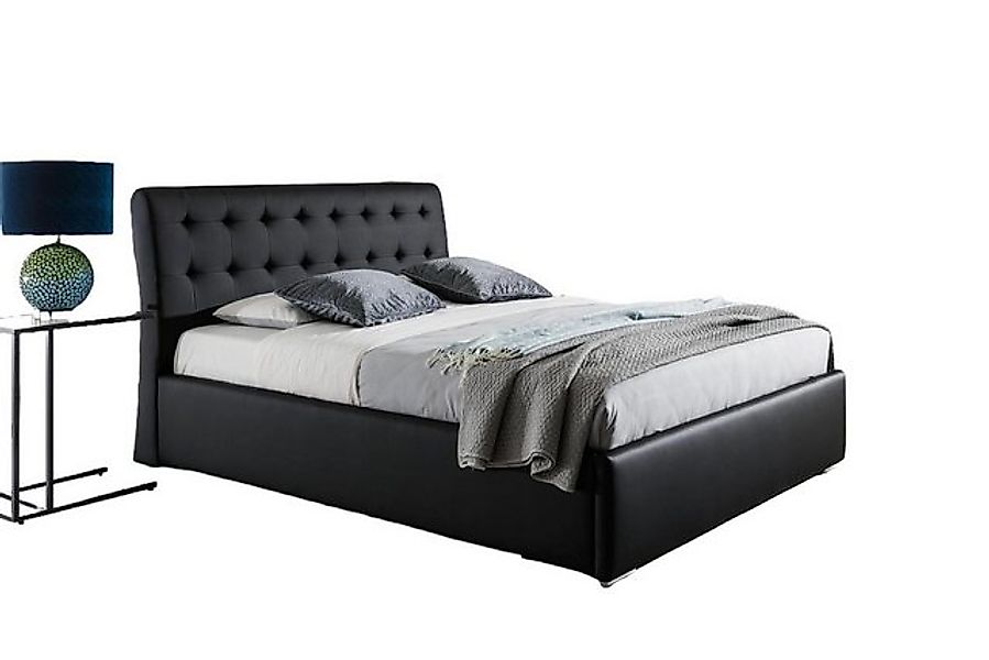 JVmoebel Bett Echtes Chesterfield Bett Doppel Hotel Betten Textil Polster 1 günstig online kaufen