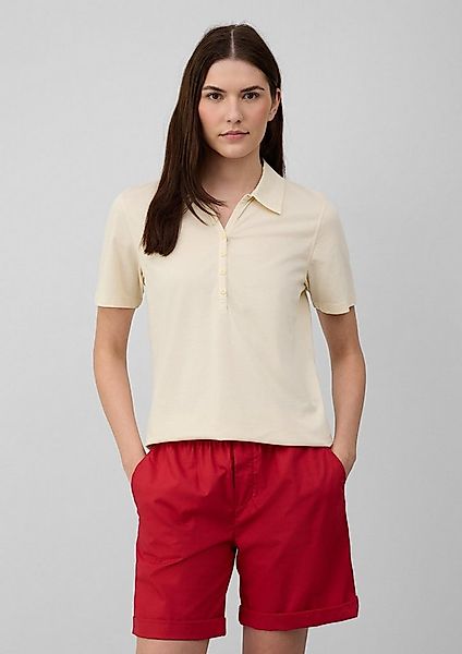 s.Oliver Kurzarmshirt T-Shirt Jersey-Polo mit Knopfleiste günstig online kaufen