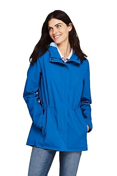 Wasserdichte Regenjacke mit Packfach, Damen, Größe: S Normal, Blau, Polyest günstig online kaufen