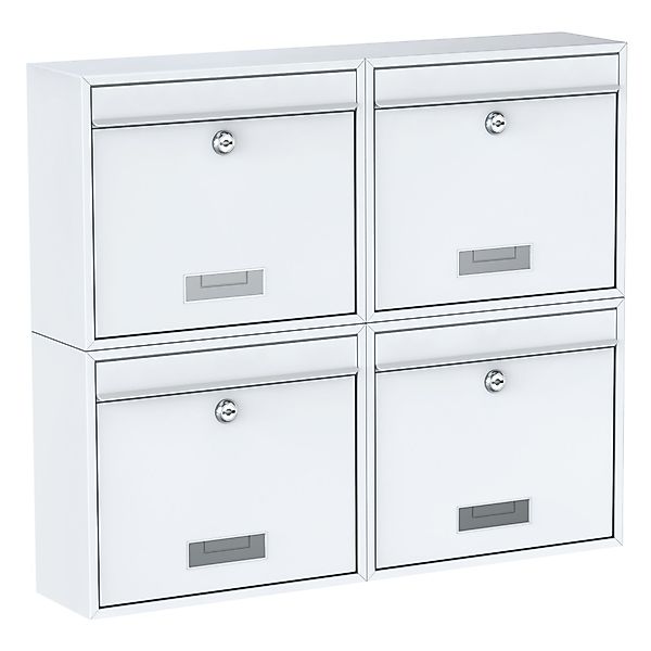 BASI Wandbriefkasten Wandbriefkasten (Spar-Set, 4-St), 4er günstig online kaufen