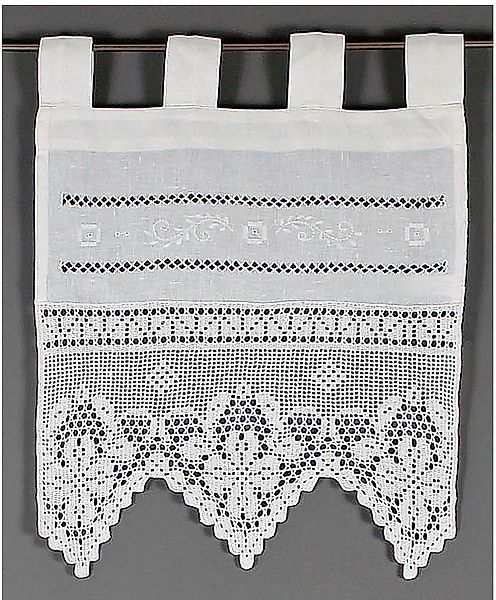 HOSSNER - ART OF HOME DECO Scheibengardine »Traunsee« Schlaufen 1 Stk. tlg. günstig online kaufen