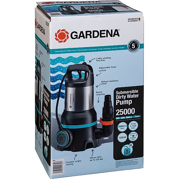 GARDENA Gartenpumpe Schmutzwasser- Tauchpumpe 25000 günstig online kaufen
