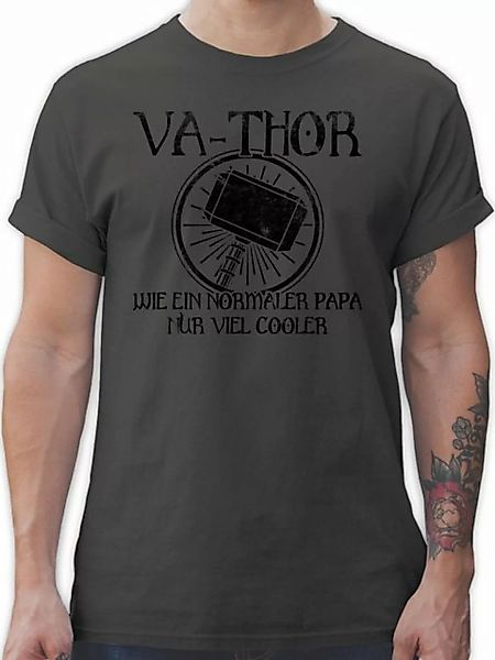 Shirtracer T-Shirt Vathor wie ein normaler Papa nur viel cooler - schwarz V günstig online kaufen