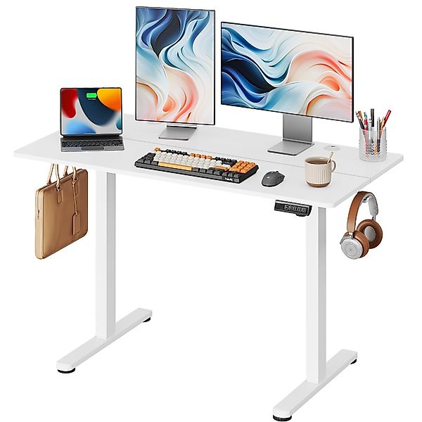 DEVAISE Schreibtisch Höhenverstellbarer Schreibtisch elektrisch 100×60 günstig online kaufen