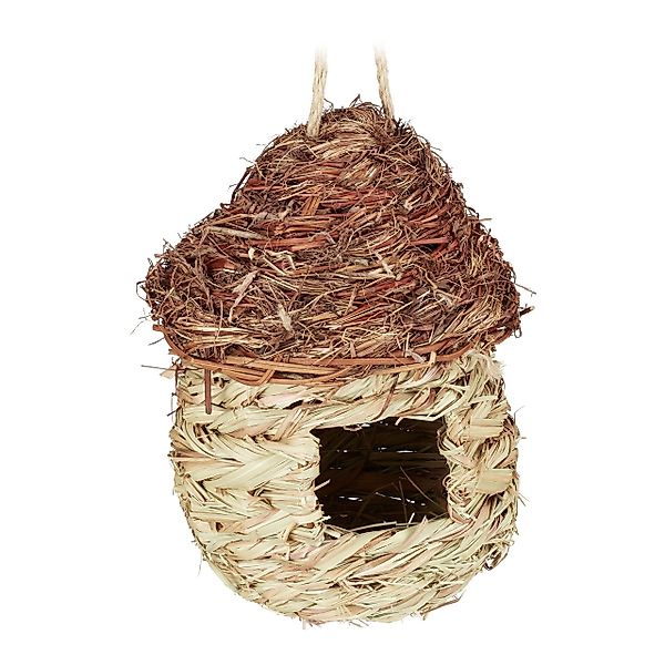 relaxdays Vogelhaus Vogelnest für Käfig Pilz-Form günstig online kaufen
