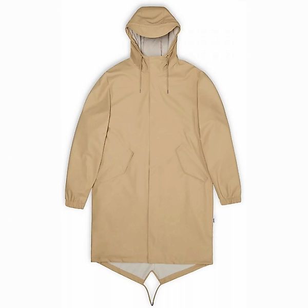 Rains Fishtail Parka Regenjacke - Farbe: Beige Sand - Variante: XXL günstig online kaufen