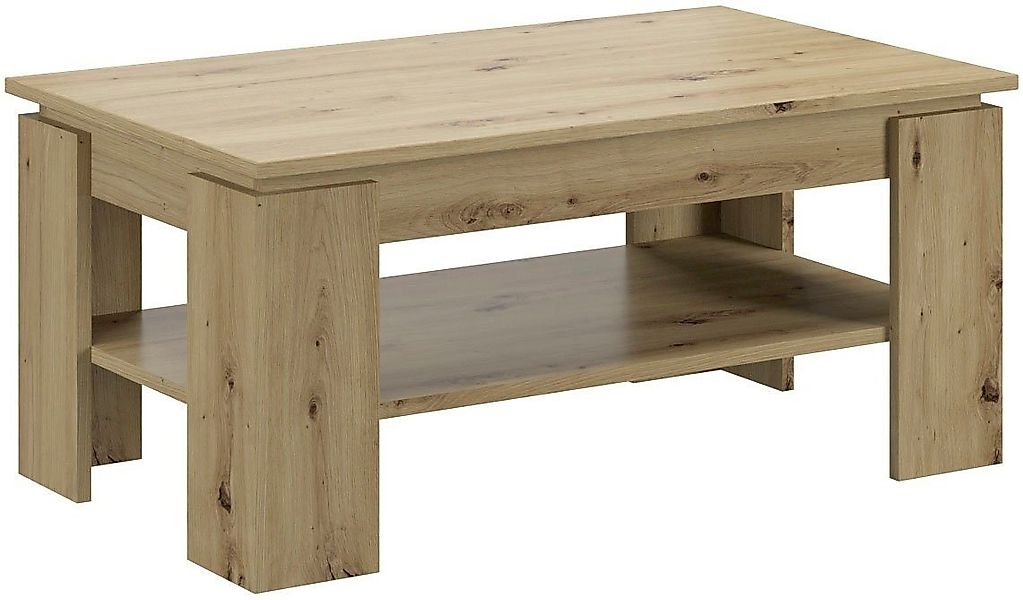 INOSIGN Couchtisch Kalmar, rechteckig, 100 x 60 cm, 1 Ablageboden, Sofatisc günstig online kaufen